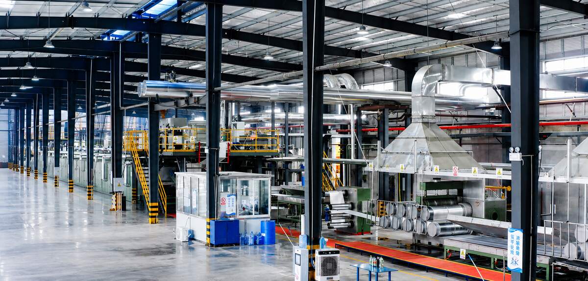Dafa recycled polyester fiber spinning production line