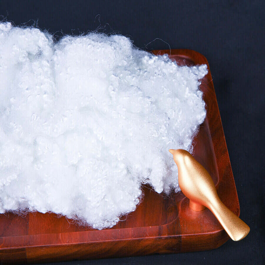 3D recycled HCNS fiber