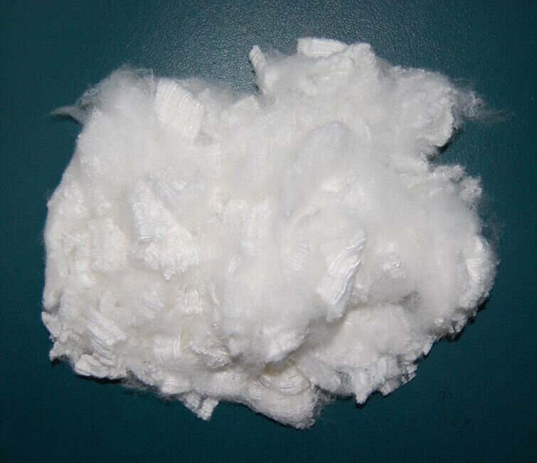 Raw white non-siliconized recycled polyester staple fiber production line